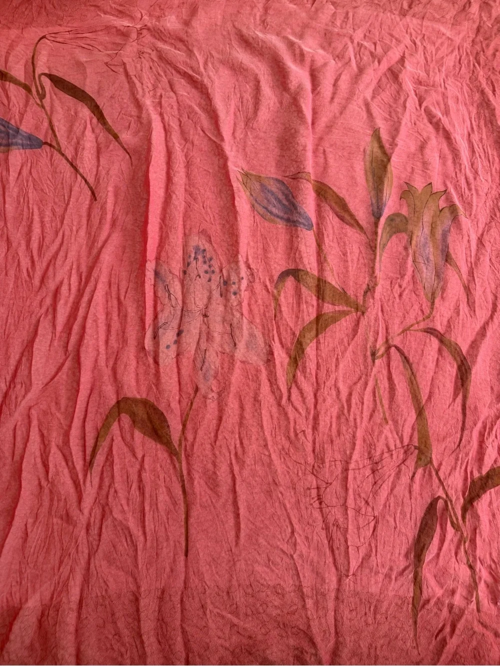 Echo silk scarf